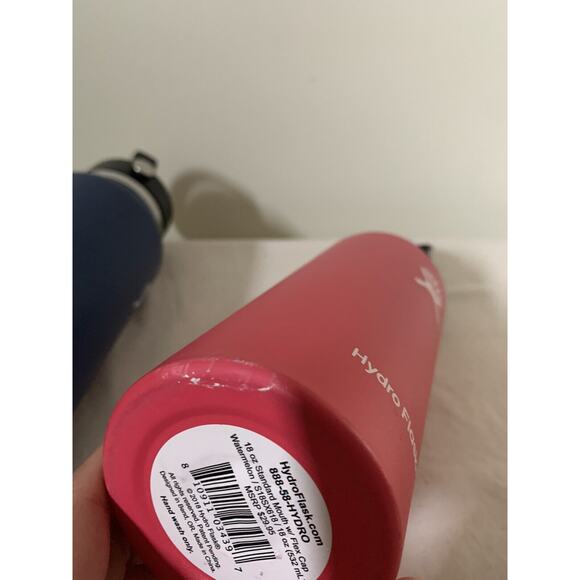 Hydro Flask Water Bottle Cobalt 32oz Watermelon 18oz Wide Standard Mouth Set 2 - Picture 9 of 9
